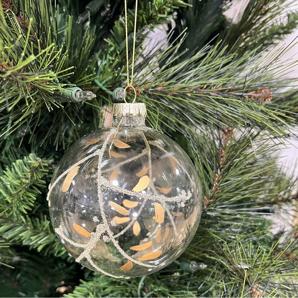Clear acrylic Fillable Ornament Set of 3